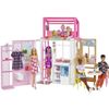 Afbeelding van Barbie - huis en Barbiepop - Barbie huis met 2 verdiepingen