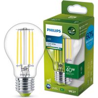 Philips LED lamp Transparant - 40 W - E27 - koelwit licht