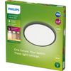 Afbeelding van Philips SuperSlim SceneSwitch plafondlamp - zwart - 15W - IP54