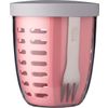 Afbeelding van Mepal - Ellipse fruit & veggie pot - 600 ml - Incl. vorkje - Nordic pink