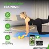 Afbeelding van Tunturi NBR Yogamat met Draagtas - Fitnessmat Extra dik & zacht - Sportmat - Anti slip - 180x60x1.5