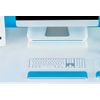 Afbeelding van Leitz WOW Ergo Ergonomische Verstelbare Polssteun voor Toetsenbord - Blauw