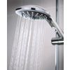 Afbeelding van SCHÜTTE Niagara Handdouche - Douchekop Ø 15 cm - 5 Standen - Watervaluitloop - Waterstop - Chroom