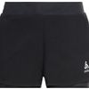 Afbeelding van ODLO 2-in-1 Shorts Zeroweight 3 Inch Dames - Zwart - Maat XL