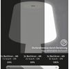 Afbeelding van Briloner Leuchten KIHI Oplaadbare LED tafellamp 3,5W 3-traps dimmer Touch oplaadbare batterij wit