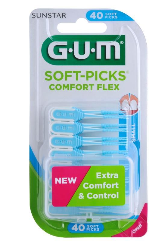 spier Verwaarlozing Soeverein GUM Soft picks comfort flex small - 40 stuks - Medimart.nl - (3768261)