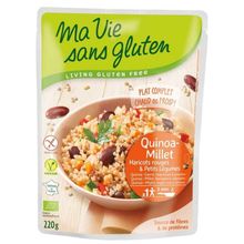 Foto van Ma Vie Sans Quinoa gierst rode boon groente
