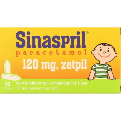 Sinaspril 120mg 10 zetpillen - Pijnstillers