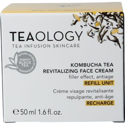 Teaology Kombucha tea revitalizing face cream navul 50 Milliliter - Dagcreme