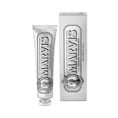 Marvis Toothpaste smokers whitening mint 85 Milliliter - Tandpasta