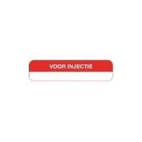 Strooketiket voor injectie 44 x 11 mm
