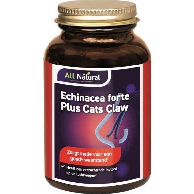 All Natural Echinacea forte plus cats claw All Natural Echinacea forte plus cats claw 120 vegicaps - Fytotherapie