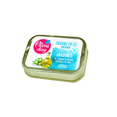 Pleniday Sardines in olijfolie 1/6 zoutarm