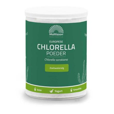 Chlorella poeder Europees 125 gram - Fytotherapie