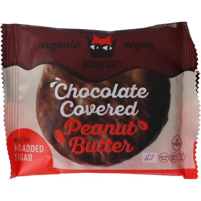 Kookie Cat Peanutbutter bio 50 gram - Koek