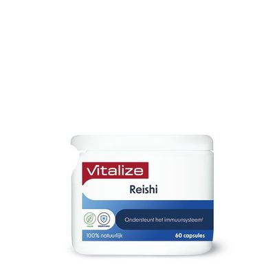 Vitalize Hericium reishi 100% natuurlijk Vitalize Hericium reishi 100% natuurlijk 60 capsules - Overige vitaminen/mineralen