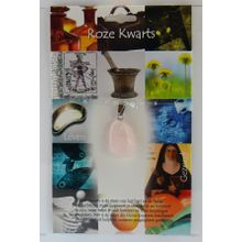 Foto van Hanger gezondheidssteen roze kwarts