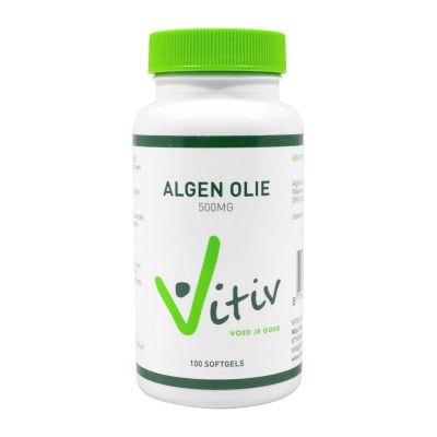 Vitiv Algenolie 500mg 100 capsules - Vetzuren