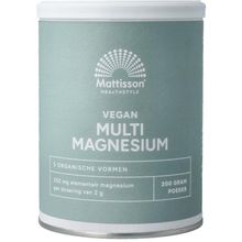 Foto van Mattisson multi magnesium poeder vegan