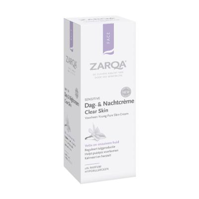 Zarqa Young dag en nachtcreme clear skin 75 milliliter - Dag en Nachtcreme