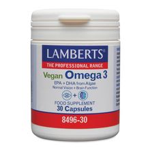 Foto van Lamberts omega 3 vegan l8496/30