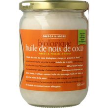 Foto van Omega & More Kokosolie extra virgin glas