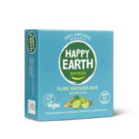 Happy Earth Shower bar cedar lime