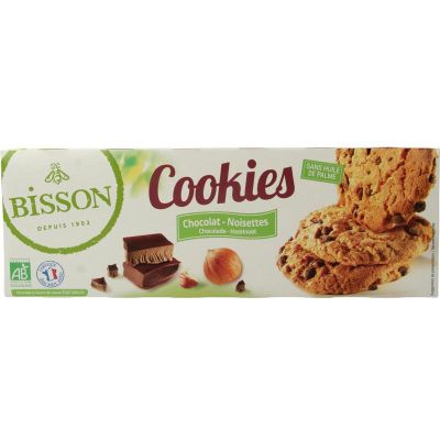 Bisson choco hazelnoot cookies bio