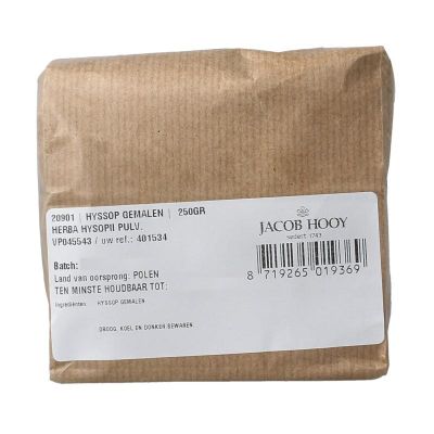 Jacob Hooy Hyssop gemalen 250 gram - Kruiden