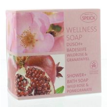 Foto van Speick Welness zeep wilde roos & granaatappel