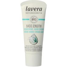 Foto van Lavera Basis sensitiv handcreme mini bio