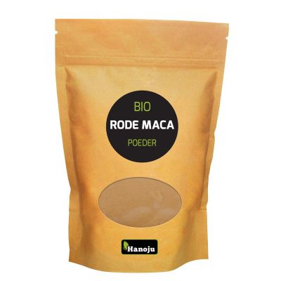 Hanoju Maca red organic premium powder Hanoju Maca red organic premium powder 500 gram - Overige vitaminen/mineralen