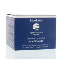 Foto van Sea-Line Black mud facial mask & body pack