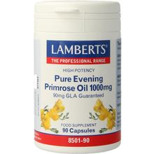 Foto van Lamberts Teunisbloemolie 1000 mg (pure evening primrose)