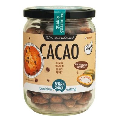Terrasana Raw cacao bonen in glas