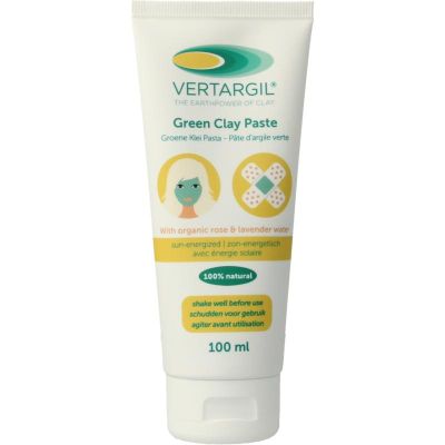 Vertargil Groene klei pasta tube 100 gram - Overig lichaam