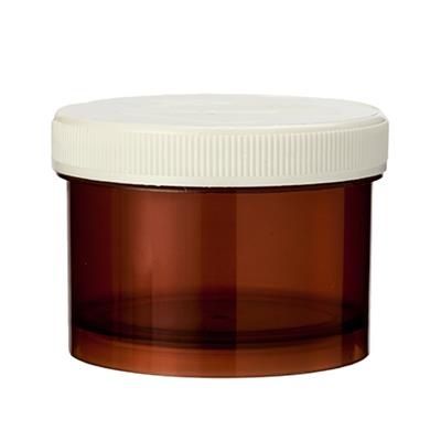 Tabletflacon 75 ml bruin met dop 200 stuks - 