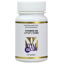 Foto van Vital Cell Life Vitamine b6 p-5-p 16mg