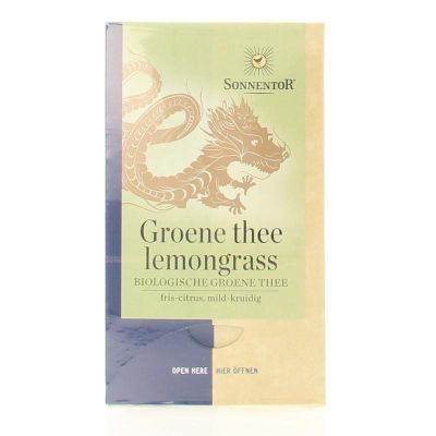 Sonnentor Groene thee lemongrass bio