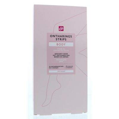 DA Ontharingsstrips body 20 + 4 wipes