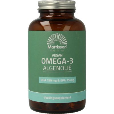 Mattisson Vegan omega 3 algenolie