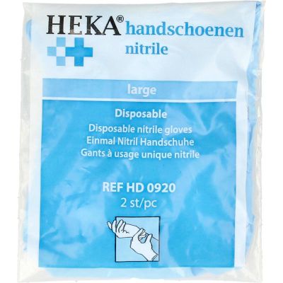 Foto van Heka Handschoen nitril L