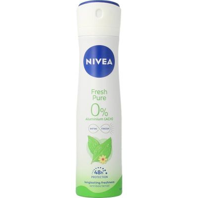 Nivea Deodorant pure & natural jasmine spray 150 Milliliter - Deodorant