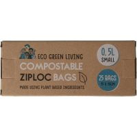 Eco Green Living Bewaarzakjes hersluitbaar 0.5 liter
