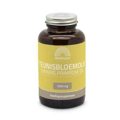 Mattisson Teunisbloemolie met vitamine E 1000mg