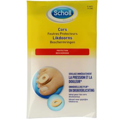 Scholl Likdoorn bescherming 9 stuks - Voetverzorging