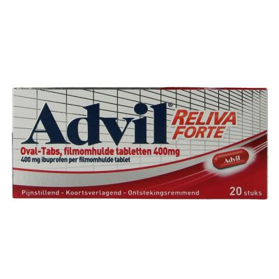 Advil 400 mg ovaal blister