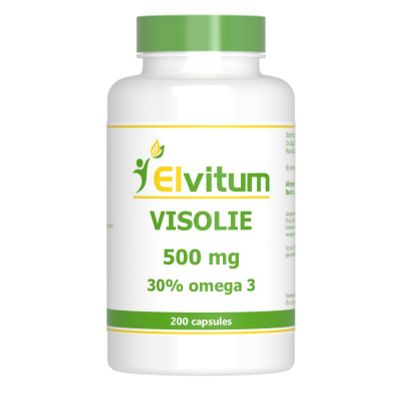 Elvitaal Visolie 500 mg omega 3 30% Elvitaal Visolie 500 mg omega 3 30% 200 capsules - Vetzuren