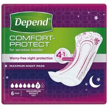 Foto van Depend Verband Maximum Night