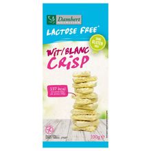 Foto van Damhert Witte chocoladetablet crisp gluten- en lactosevrij